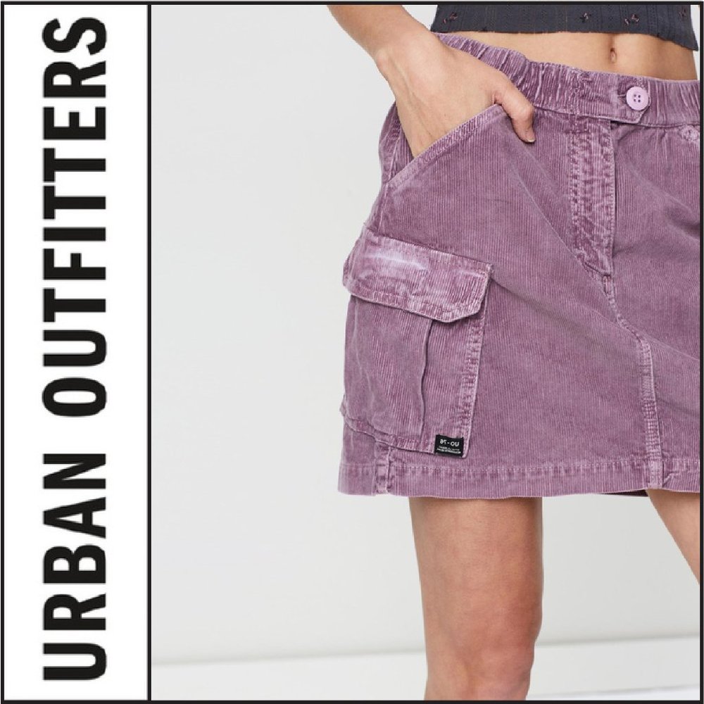 NWOT { UO } Corduroy Utility Skirt